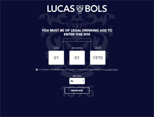 Tablet Screenshot of lucasbols.nl